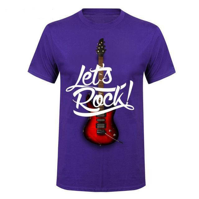 Let's Rock t shirt Costees™ 5 guitarmetrics