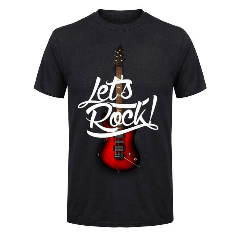 Let's Rock t shirt Costees™ guitarmetrics