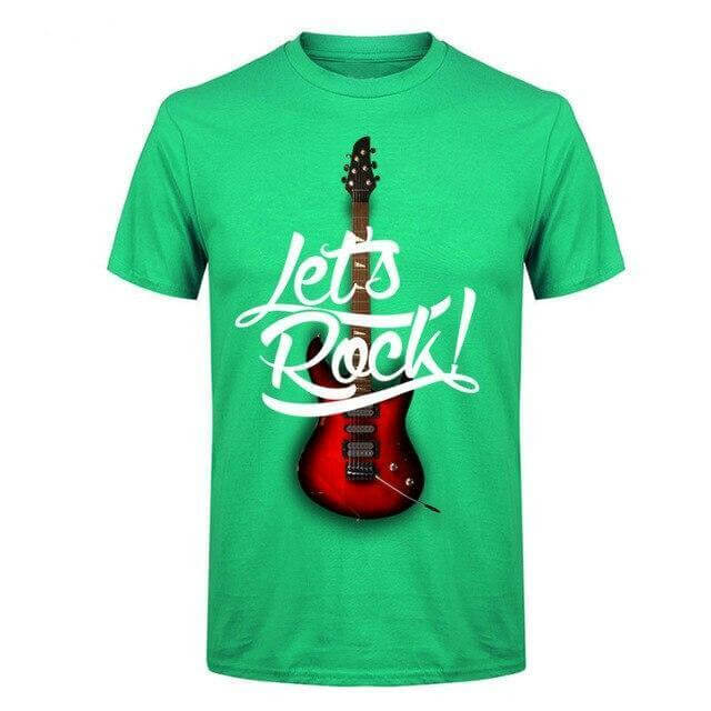 Let's Rock t shirt Costees™ 9 guitarmetrics