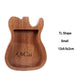 QiCai™ Wooden guitar pick holder and accessories case. Small TL guitarmetrics