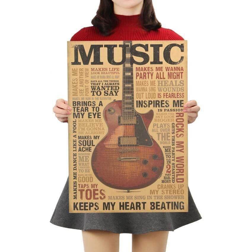 TIE LER Classic music Poster design guitarmetrics