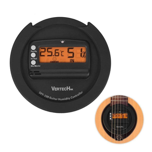 Digital humidifier for acoustic guitar guitarmetrics